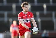 2 February 2025; Ethan Doherty of Derry during the Allianz Football League Division 1 match between Derry and Kerry at Celtic Park in Derry. Photo by Stephen McCarthy/Sportsfile