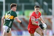 2 February 2025; Ben McCarron of Derry during the Allianz Football League Division 1 match between Derry and Kerry at Celtic Park in Derry. Photo by Stephen McCarthy/Sportsfile
