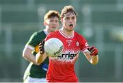 2 February 2025; Donncha Gilmore of Derry during the Allianz Football League Division 1 match between Derry and Kerry at Celtic Park in Derry. Photo by Stephen McCarthy/Sportsfile