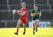2 February 2025; Donncha Gilmore of Derry during the Allianz Football League Division 1 match between Derry and Kerry at Celtic Park in Derry. Photo by Stephen McCarthy/Sportsfile