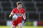 2 February 2025; Ethan Doherty of Derry during the Allianz Football League Division 1 match between Derry and Kerry at Celtic Park in Derry. Photo by Stephen McCarthy/Sportsfile
