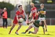 2 February 2025; Diarmuid Baker of Derry during the Allianz Football League Division 1 match between Derry and Kerry at Celtic Park in Derry. Photo by Stephen McCarthy/Sportsfile