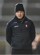2 February 2025; Derry selector Paul McFlynn during the Allianz Football League Division 1 match between Derry and Kerry at Celtic Park in Derry. Photo by Stephen McCarthy/Sportsfile