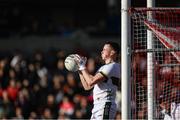 2 February 2025; Kerry goalkeeper Shane Ryan during the Allianz Football League Division 1 match between Derry and Kerry at Celtic Park in Derry. Photo by Stephen McCarthy/Sportsfile