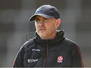 2 February 2025; Derry manager Paddy Tally during the Allianz Football League Division 1 match between Derry and Kerry at Celtic Park in Derry. Photo by Stephen McCarthy/Sportsfile