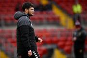 2 February 2025; Down selector Marty Clarke before the Allianz Football League Division 2 match between Down and Cork at Páirc Esler in Newry, Down. Photo by Ramsey Cardy/Sportsfile