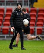 2 February 2025; Down manager Conor Laverty before the Allianz Football League Division 2 match between Down and Cork at Páirc Esler in Newry, Down. Photo by Ramsey Cardy/Sportsfile