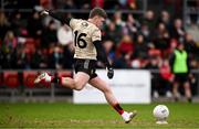 2 February 2025; Down goalkeeper Ronan Burns during the Allianz Football League Division 2 match between Down and Cork at Páirc Esler in Newry, Down. Photo by Ramsey Cardy/Sportsfile