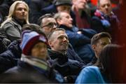 7 February 2025; Incoming Shelbourne chief executive officer Tomás Quinn during the 2025 Men's FAI President's Cup final match between Shelbourne and Drogheda United at Tolka Park in Dublin. Photo by Stephen McCarthy/Sportsfile
