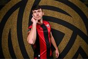 7 February 2025; Andrew Spain during a Longford Town squad portraits session at Bishopsgate in Longford. Photo by Sam Barnes/Sportsfile
