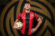 7 February 2025; Andrew Spain during a Longford Town squad portraits session at Bishopsgate in Longford. Photo by Sam Barnes/Sportsfile