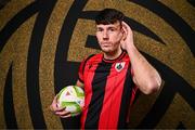 7 February 2025; Andrew Spain during a Longford Town squad portraits session at Bishopsgate in Longford. Photo by Sam Barnes/Sportsfile