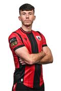 7 February 2025; Andrew Spain during a Longford Town squad portraits session at Bishopsgate in Longford. Photo by Sam Barnes/Sportsfile