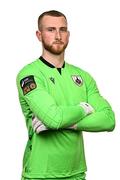 7 February 2025; Goalkeeper Harry Halwax during a Longford Town squad portraits session at Bishopsgate in Longford. Photo by Sam Barnes/Sportsfile