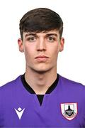 7 February 2025; Goalkeeper Jack McCarthy during a Longford Town squad portraits session at Bishopsgate in Longford. Photo by Sam Barnes/Sportsfile