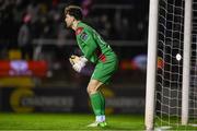 7 February 2025; Goalkeeper Jack Brady during the 2025 Men's FAI President's Cup final match between Shelbourne and Drogheda United at Tolka Park in Dublin. Photo by Stephen McCarthy/Sportsfile