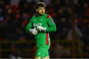 7 February 2025; Drogheda United goalkeeper Jack Brady during the FAI President's Cup final match between Shelbourne and Drogheda United at Tolka Park in Dublin. Photo by Shauna Clinton/Sportsfile