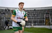 8 February 2025; Ciarán Moore of Donegal makes his way onto the pitch before the Allianz Football League Division 1 match between Kerry and Donegal at Fitzgerald Stadium in Killarney, Kerry. Photo by Brendan Moran/Sportsfile