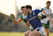 8 February 2025; Paudie Clifford of Kerry in action against Finnbarr Roarty of Donegal during the Allianz Football League Division 1 match between Kerry and Donegal at Fitzgerald Stadium in Killarney, Kerry. Photo by Brendan Moran/Sportsfile