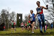 9 February 2025; Anne Marie Gaughan of Erris AC, Mayo, competes in the master women 4000m, during the 123.ie National Intermediate, Masters & Juvenile B Cross Country Championships 2025 at Westport Athletics Centre in Mayo. Photo by Tyler Miller/Sportsfile