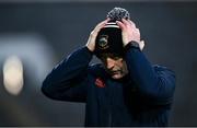 9 February 2025; Tipperary manager Liam Cahill reacts during the Allianz Hurling League Division 1A match between Limerick and Tipperary at TUS Gaelic Grounds in Limerick. Photo by Seb Daly/Sportsfile