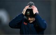 9 February 2025; Tipperary manager Liam Cahill reacts during the Allianz Hurling League Division 1A match between Limerick and Tipperary at TUS Gaelic Grounds in Limerick. Photo by Seb Daly/Sportsfile