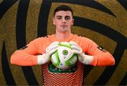 8 February 2025; Goalkeeper Jimmy Corcoran during a Bray Wanderers squad portraits session at Carlisle Grounds in Bray, Wicklow. Photo by Stephen McCarthy/Sportsfile
