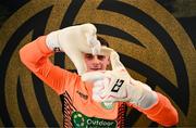 8 February 2025; Goalkeeper Jimmy Corcoran during a Bray Wanderers squad portraits session at Carlisle Grounds in Bray, Wicklow. Photo by Stephen McCarthy/Sportsfile
