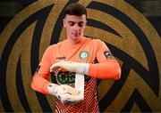 8 February 2025; Goalkeeper Jimmy Corcoran during a Bray Wanderers squad portraits session at Carlisle Grounds in Bray, Wicklow. Photo by Stephen McCarthy/Sportsfile