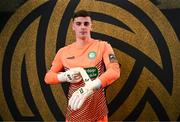 8 February 2025; Goalkeeper Jimmy Corcoran during a Bray Wanderers squad portraits session at Carlisle Grounds in Bray, Wicklow. Photo by Stephen McCarthy/Sportsfile