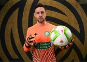 8 February 2025; Goalkeeper Stephen McGuinness during a Bray Wanderers squad portraits session at Carlisle Grounds in Bray, Wicklow. Photo by Stephen McCarthy/Sportsfile