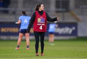 8 February 2025; Armagh maor uisce Aimee Mackin during the Lidl Ladies National Football League Division 1 match between Dublin and Armagh at Parnell Park in Dublin. Photo by Stephen McCarthy/Sportsfile