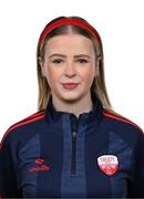 9 February 2025; Emma Dineen during a Treaty United squad portraits session at TUS in Limerick. Photo by Stephen McCarthy/Sportsfile