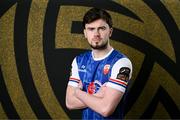9 February 2025; Dean Owens during a Treaty United squad portraits session at TUS in Limerick. Photo by Stephen McCarthy/Sportsfile