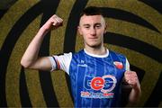 9 February 2025; Lee Devitt during a Treaty United squad portraits session at TUS in Limerick. Photo by Stephen McCarthy/Sportsfile