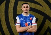 9 February 2025; Yoyo Mahdy during a Treaty United squad portraits session at TUS in Limerick. Photo by Stephen McCarthy/Sportsfile