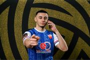 9 February 2025; Yoyo Mahdy during a Treaty United squad portraits session at TUS in Limerick. Photo by Stephen McCarthy/Sportsfile