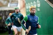 9 February 2025; Adam English of Limerick before the Allianz Hurling League Division 1A match between Limerick and Tipperary at TUS Gaelic Grounds in Limerick. Photo by Seb Daly/Sportsfile