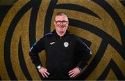 10 February 2025; Finn Harps head coach Darren Murphy during a Finn Harps FC squad portraits session at Finn Park in Ballybofey, Donegal. Photo by Piaras Ó Mídheach/Sportsfile