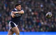 9 February 2025; Tom Jordan of Scotland during the Guinness Six Nations Rugby Championship match between Scotland and Ireland at Scottish Gas Murrayfield Stadium in Edinburgh, Scotland. Photo by Ramsey Cardy/Sportsfile