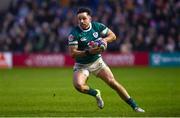 9 February 2025; Hugo Keenan of Ireland during the Guinness Six Nations Rugby Championship match between Scotland and Ireland at Scottish Gas Murrayfield Stadium in Edinburgh, Scotland. Photo by Ramsey Cardy/Sportsfile