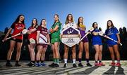 12 February 2025; eir, proud sponsor of the Camogie U16 All-Ireland Championship, celebrated the official launch of the 2025 season, which threw-in on Sunday, 9th February. As part of their sponsorship, eir is introducing the “eir Game of the Week,” spotlighting one standout fixture from across all divisions, along with the eir Player of the Match. Pictured, from left, are Eva Cunningham, Down U16 Co-Captain, Niamh McCluskey, Down U16 Co-Captain, Roisin Coleman, Galway U16 Captain, Aoife Morrissey, Limerick U16 Captain, Saoirse McCarthy, Cork Senior Player, Lucy Nolan, Wexford U16 Captain, Faith Dunne, Cavan U16 Co-Captain, Rebecca Clarke, Cork U16 Co-Captain. This season also marks the beginning of eir’s three-year sponsorship agreement with the Camogie Association. Photo by Seb Daly/Sportsfile