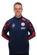 11 February 2025; Goalkeeping coach Paul Skinner during a Shelbourne squad portraits session at AUL Complex in Dublin. Photo by Ramsey Cardy/Sportsfile