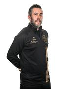 11 February 2025; Manager Alban Hysa during a Bohemians FC squad portraits session at DCU Sports Complex in Dublin. Photo by Ben McShane/Sportsfile