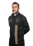 11 February 2025; Manager Alban Hysa during a Bohemians FC squad portraits session at DCU Sports Complex in Dublin. Photo by Ben McShane/Sportsfile
