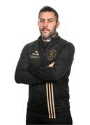 11 February 2025; Manager Alban Hysa during a Bohemians FC squad portraits session at DCU Sports Complex in Dublin. Photo by Ben McShane/Sportsfile