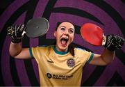 11 February 2025; Goalkeeper Rachael Kelly during a Bohemians FC squad portraits session at DCU Sports Complex in Dublin. Photo by David Fitzgerald/Sportsfile