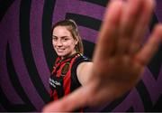11 February 2025; Sarah Power during a Bohemians FC squad portraits session at DCU Sports Complex in Dublin. Photo by David Fitzgerald/Sportsfile