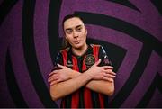 11 February 2025; Sarah McKevitt during a Bohemians FC squad portraits session at DCU Sports Complex in Dublin. Photo by David Fitzgerald/Sportsfile