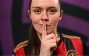 11 February 2025; Lisa Murphy during a Bohemians FC squad portraits session at DCU Sports Complex in Dublin. Photo by David Fitzgerald/Sportsfile